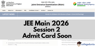 JEE Main 2026 Session 2 Admit Card Likely Today; Download Link @ jeemain.nta.nic.in